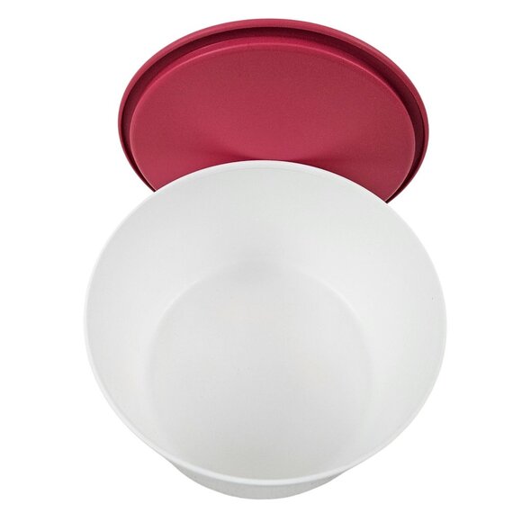 Tupperware One Touch Canister Set of 2 B and D Pink Seals 2710 2708 Food Storage - Picture 5 of 9